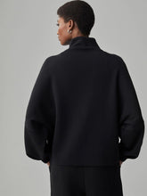 Load image into Gallery viewer, Ashbury Zip-Through Sweat- Black