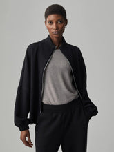Load image into Gallery viewer, Ashbury Zip-Through Sweat- Black