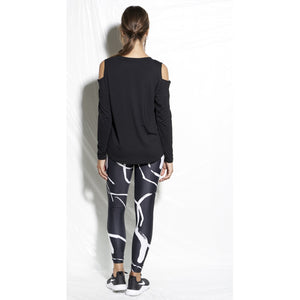 Black and white leggings available at Studio 128. 