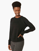 Load image into Gallery viewer, Cuddle up with Beyond Yoga Black Sweatshirt