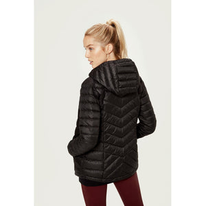 Black quilted jackets from Lole online at Studio 128. 