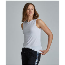 Load image into Gallery viewer, Functional white workout tanks from Studio 128.  
