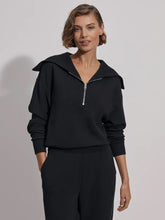 Load image into Gallery viewer, Varley Yates sweatshirt in Black available online at Studio 128. 
