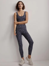 Load image into Gallery viewer, Blue Ebony cheetah leggings from Varley available on Studio 128&#39;s website. 
