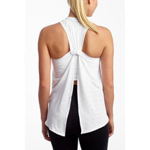 Load image into Gallery viewer, White Burnout Tie Back Tank
