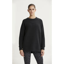 Load image into Gallery viewer, Black Manning Sweatshirt with Gold Zippers from Varley available at Studio 128.  
