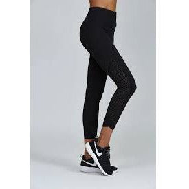 Laser cut leggings available at studio 128.  