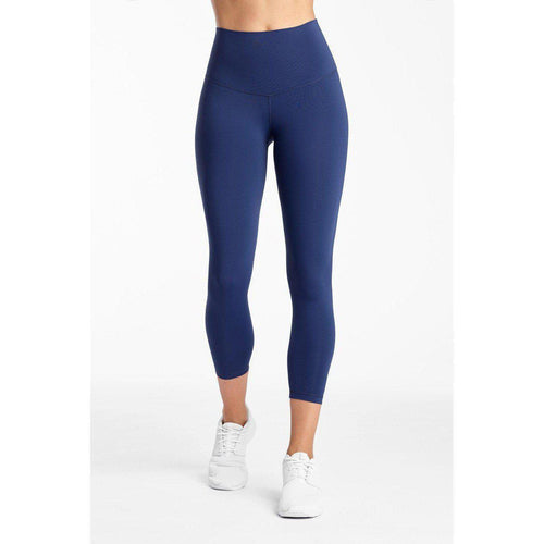The perfect navy crop legging available at Studio 128.  