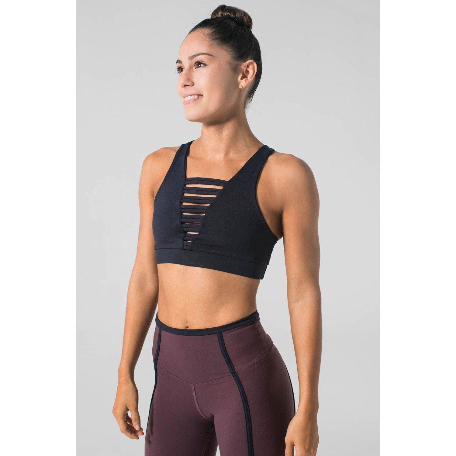 No Strings Attached Navy Sports Bra