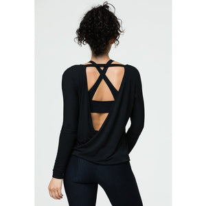 Best in black workout tops from Studio 128. 