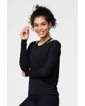 Load image into Gallery viewer, Shop essential black tops from Onzie online at Studio 128. 
